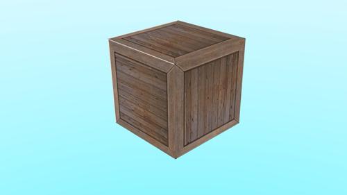 Low Poly Crate preview image